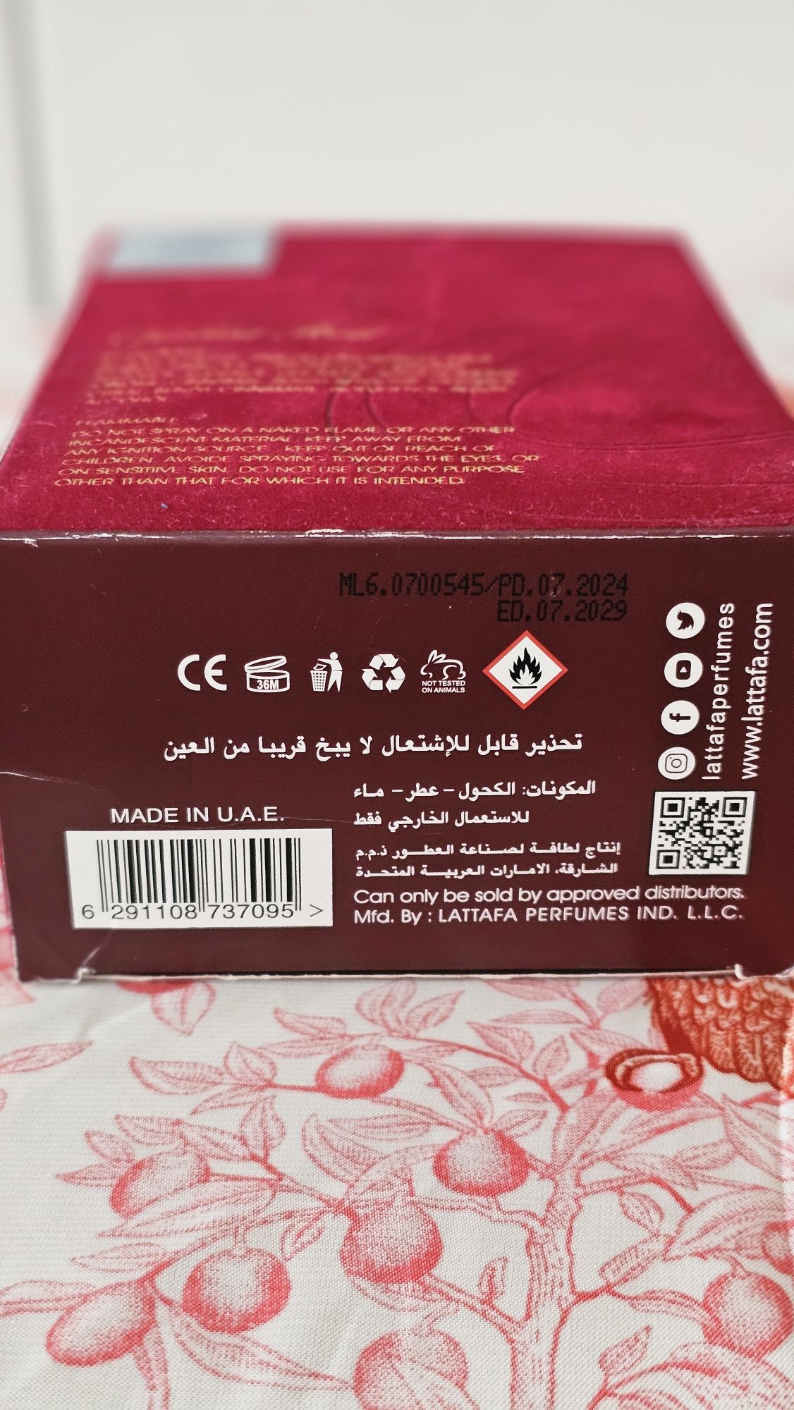 Lattafa Opulent red 100 ml