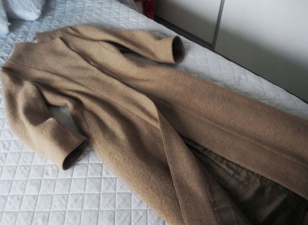 SHE wełniany płaszcz 100% wełna r 40/42