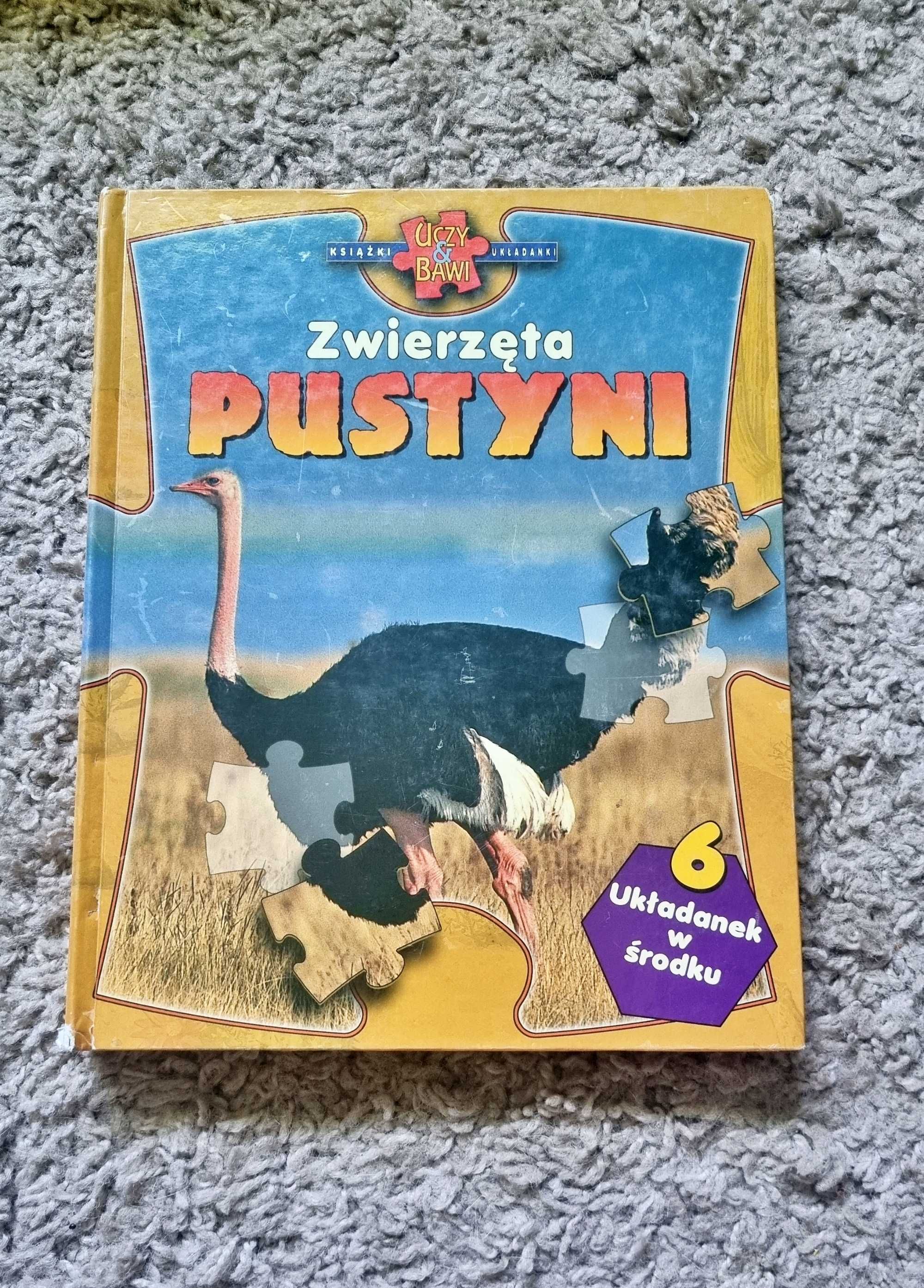 Książka z puzzlami Zwierzęta Pustyni