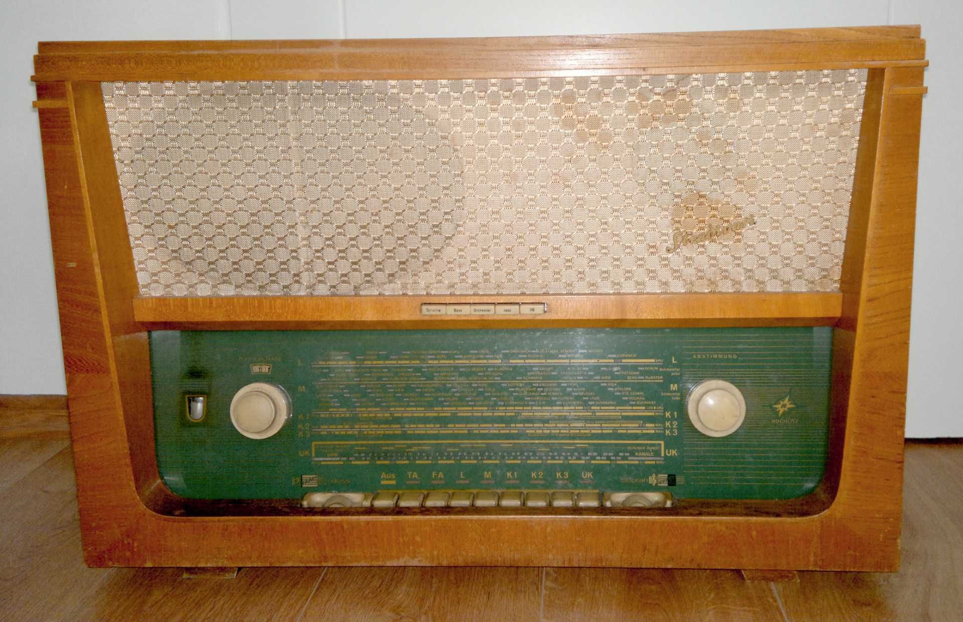Zabytkowe, lampowe radio RTF Stern-Radio Rochlitz Stradivari 2