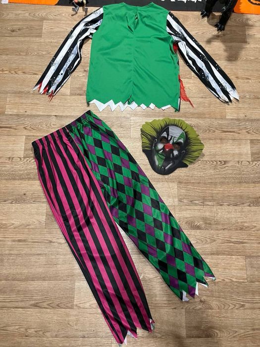 Костюм злий клоун 10-11-12 років пенівайз хелловін хелоуін