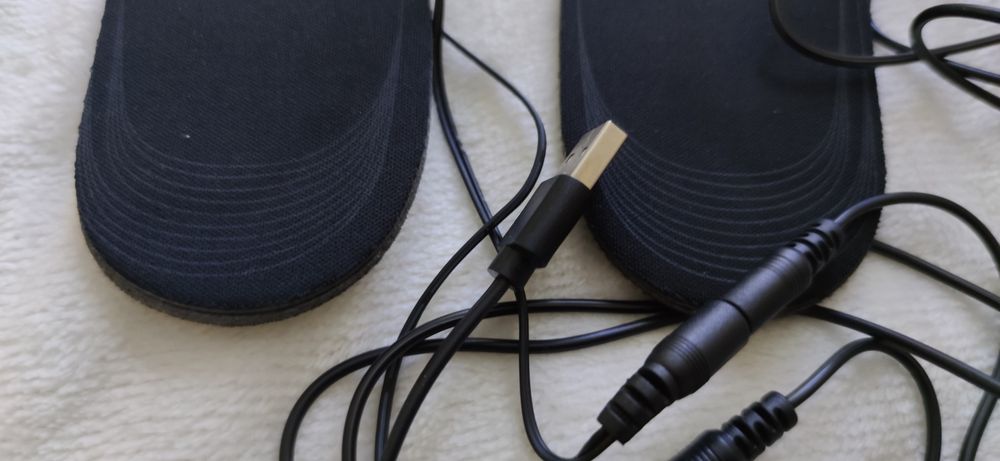 Podgrzewane wkładki do butów USB