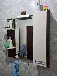 Шкаф зеркало для ванной аквародос