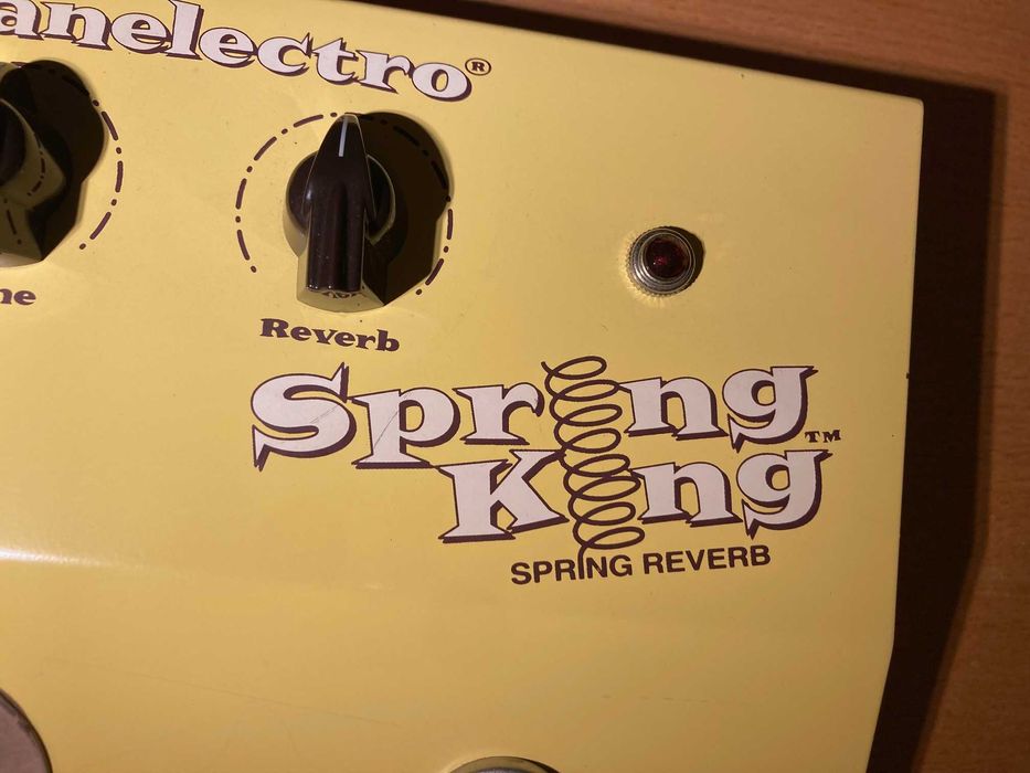Danelectro DSR-1 Spring King Reverb -Pedal de Guitarra Reverb de Molas