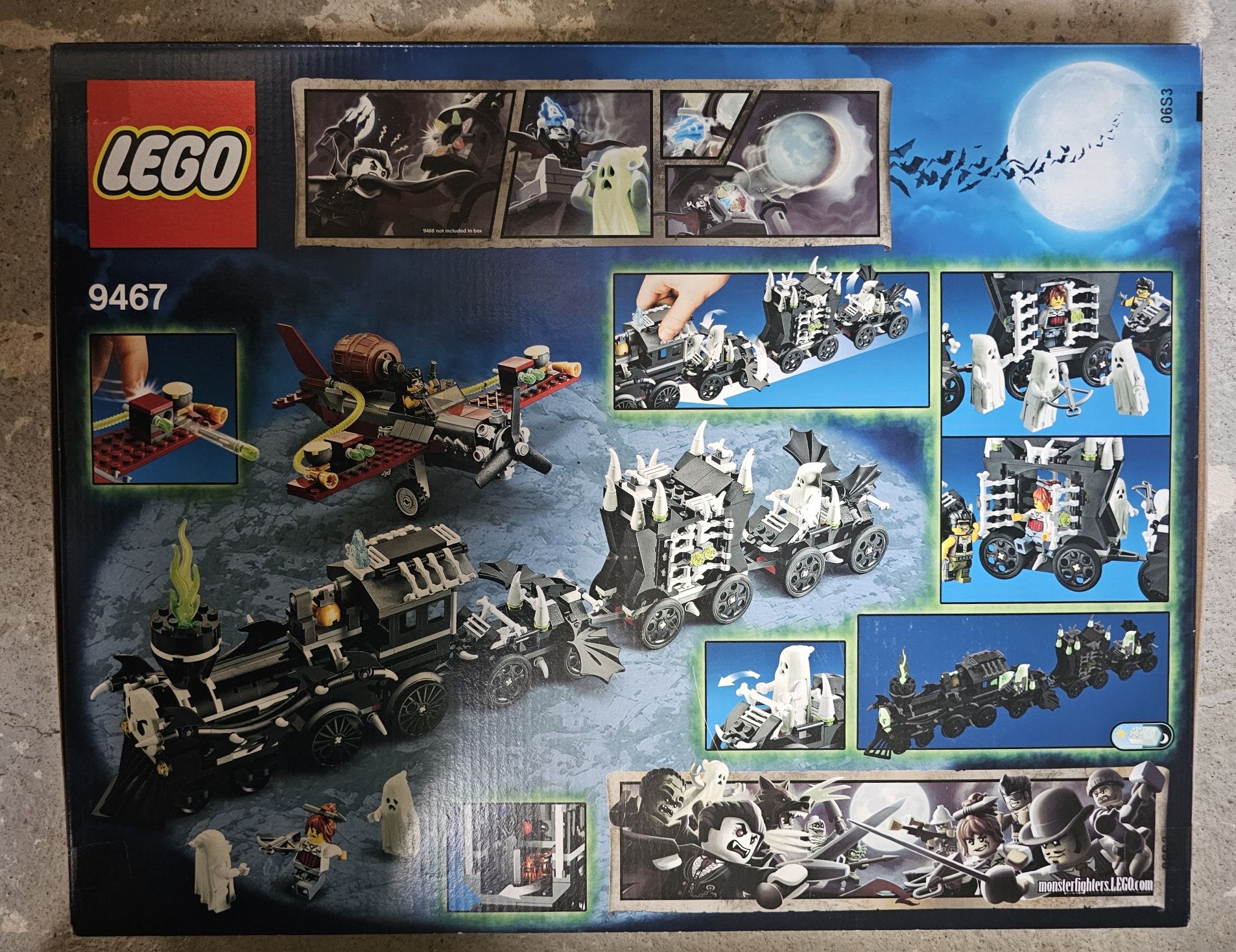 Lego 9467 Moster Fighters Pociąg widmo
