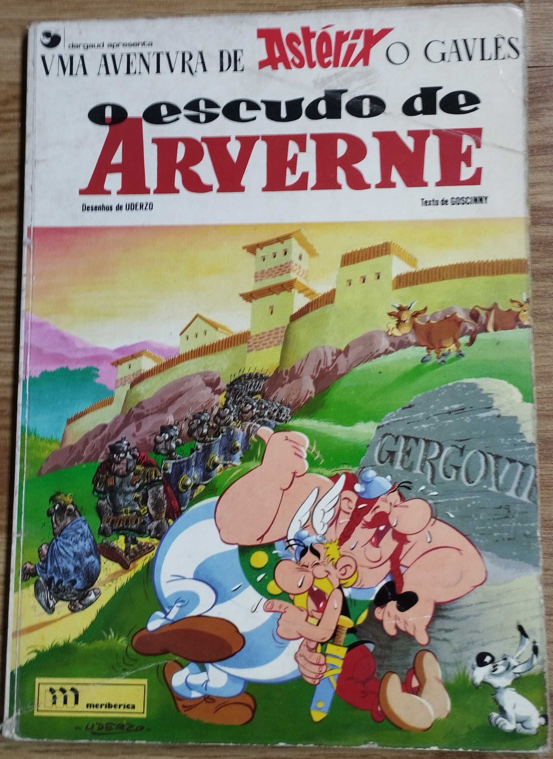 7 Livros Antigos Banda Desenhada Asterix,Spirou,Blake & Mortimer