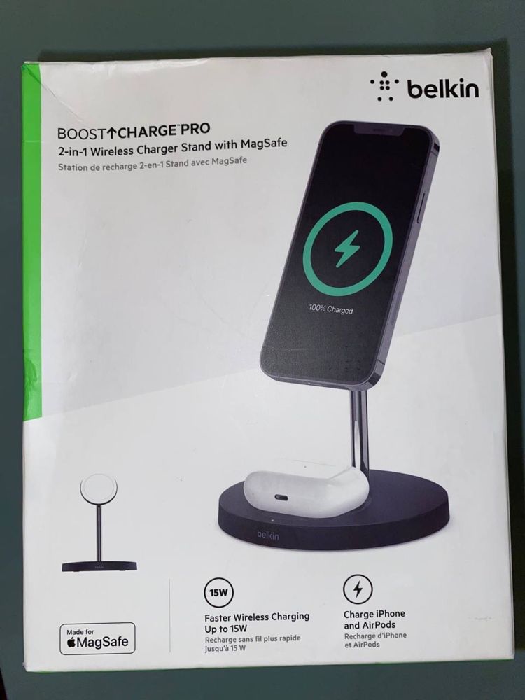 Зарядний пристрій Belkin Boost Up Charge Pro 2-in-1