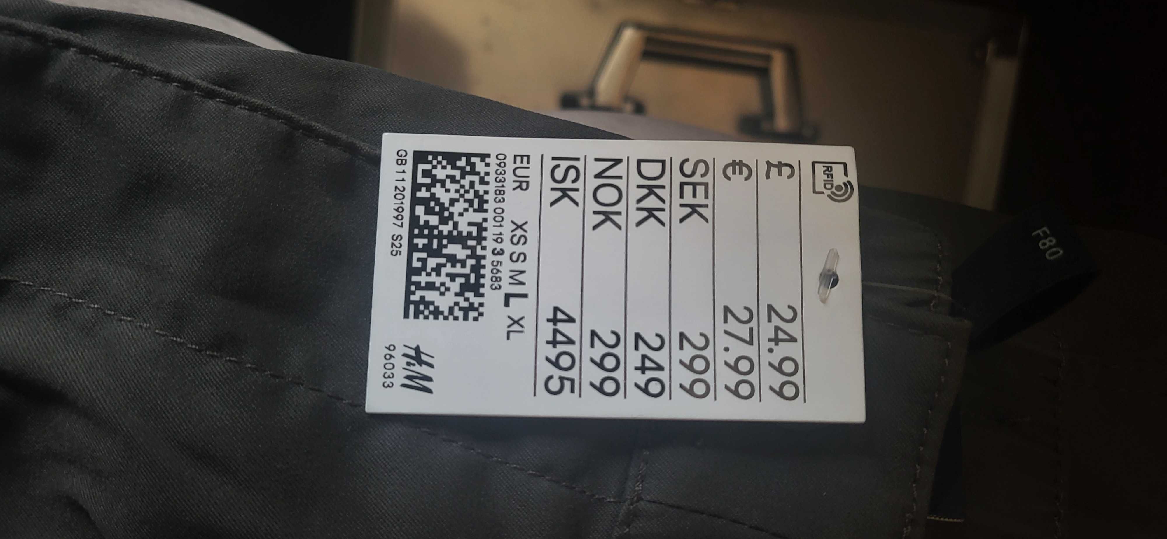 Штани H&M сіро-зеленого кольору