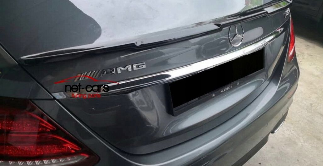 Spoiler lotka klapy MERCEDES E W213 AMG czarny połysk