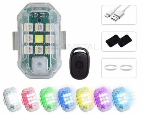 CSTG LED Lampki stroboskopowe do samochodu do drona, roweru, motor