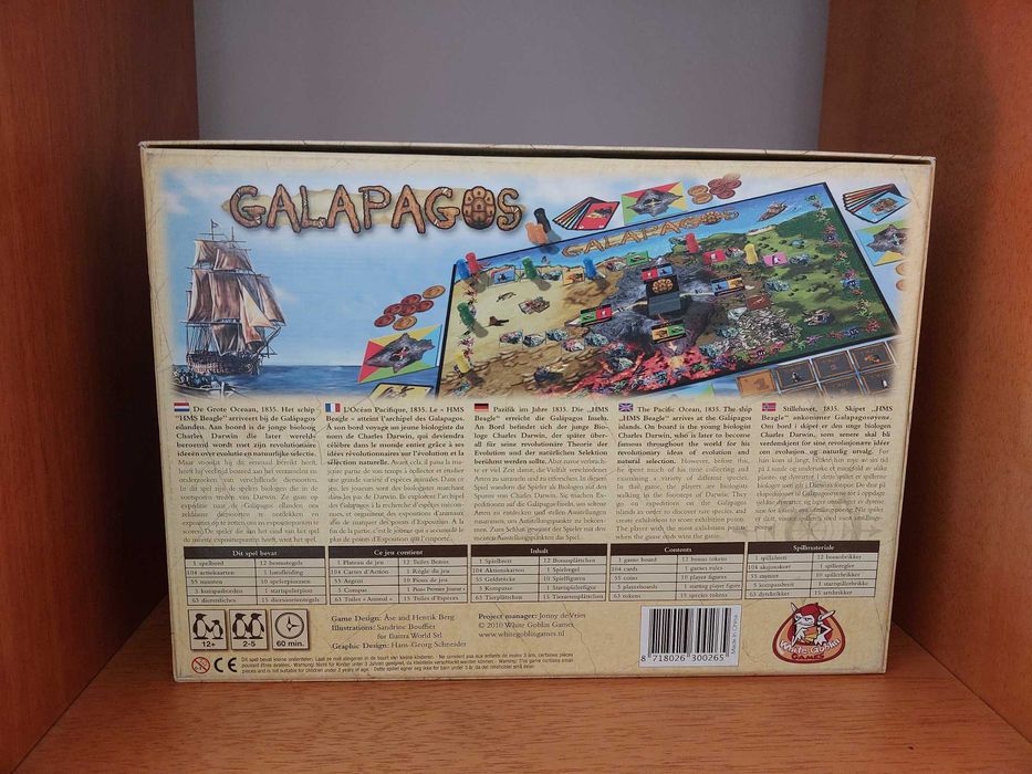 Galapagos (Board Game Jogo de Tabuleiro)