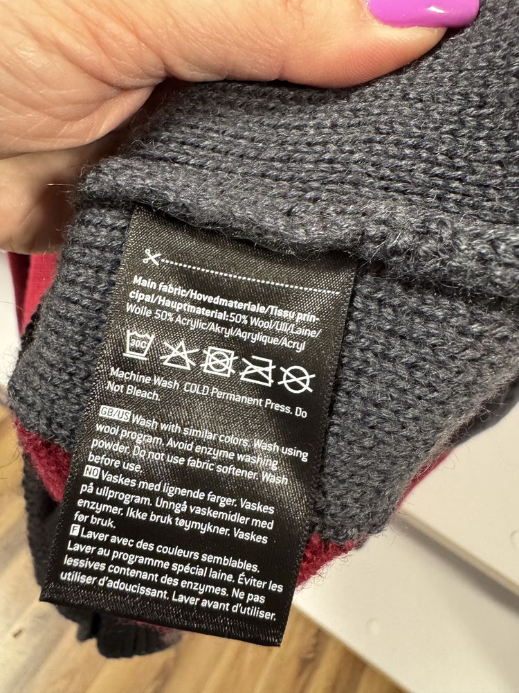 Sweter KARI TRAA wełna rozmiar XL