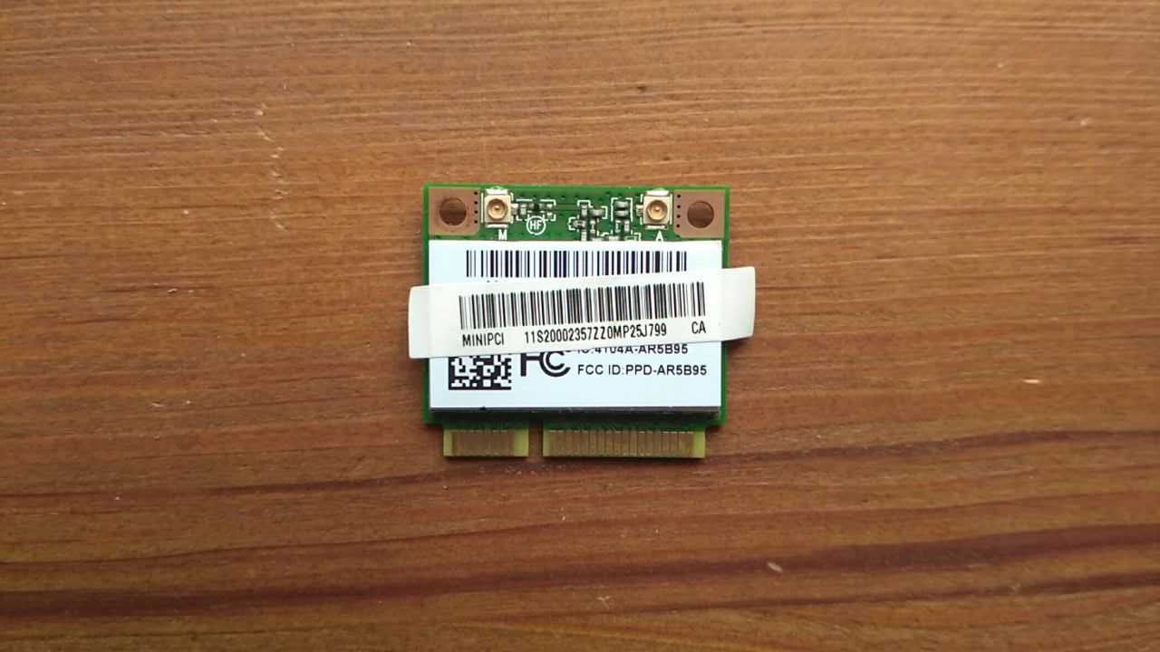 WiFi Bluetooth адаптер для ноутбука Mini PCI-E