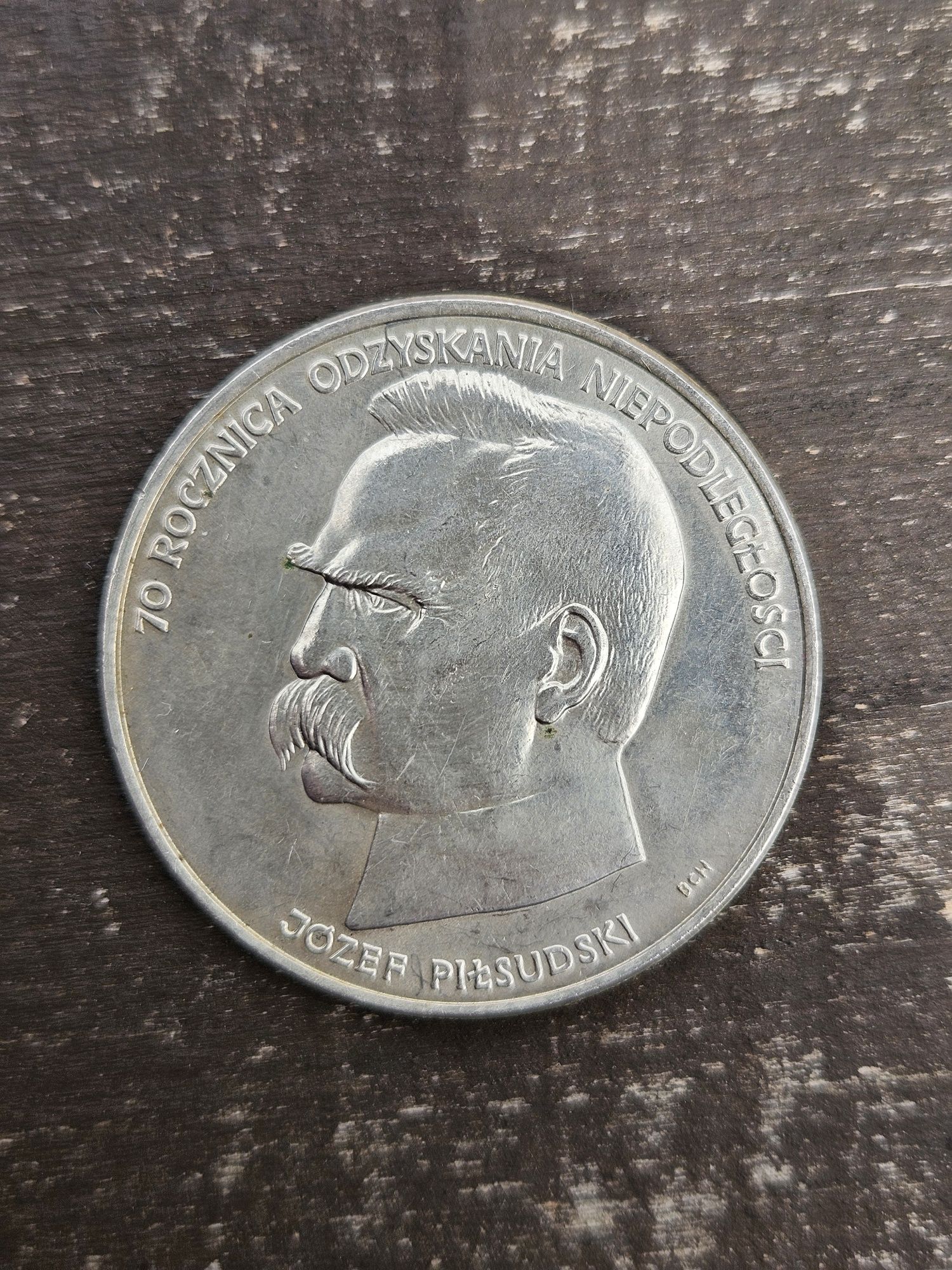 50000 zł moneta Józef Piłsudski Ag750
