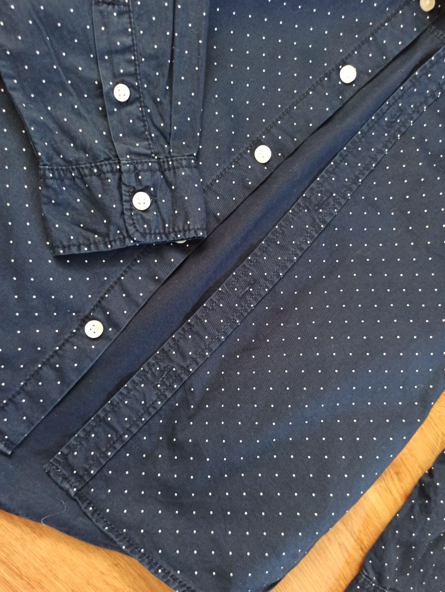 Koszula H&m 116-122 granatowa
