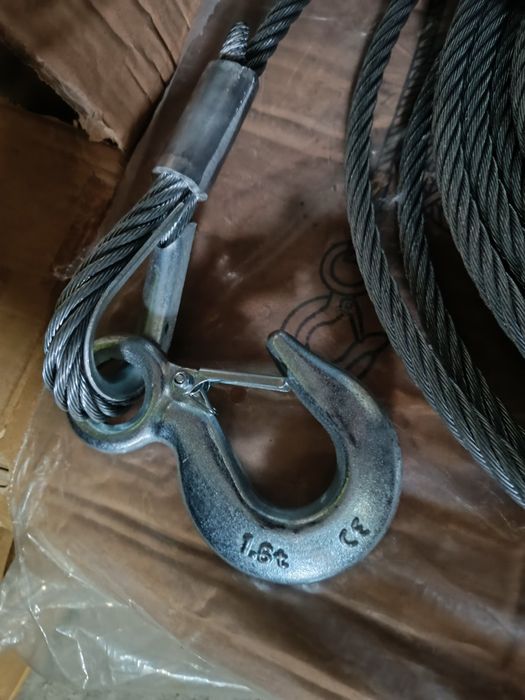 Стальной трос 11мм с крюком для МТМ