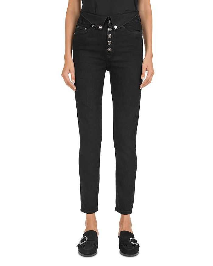 Женские джинсы The Kooples Mid-rise Straight-leg Button-fly Оригинал