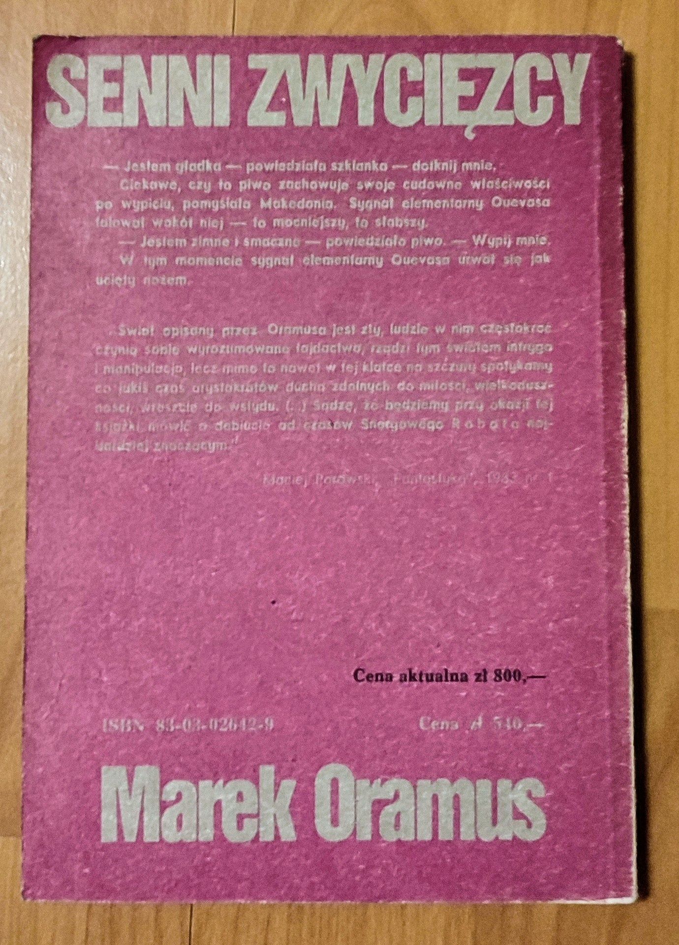 Marek Oramus - Senni Zwycięzcy