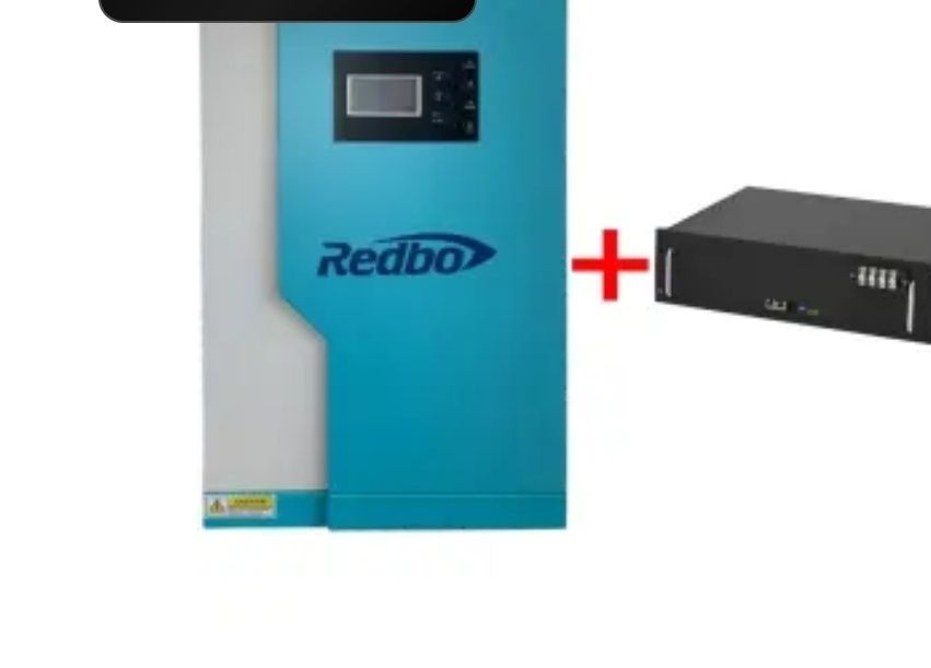 Комплект РЕЗЕРВНОГО ЖИВЛЕННЯ Інвертор+Акумулятор:REDBO RB-5548-5-100A-