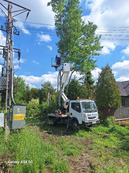 Podnośnik koszowy zwyżka na wynajem 24m