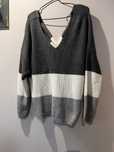 Sweter szary L damski