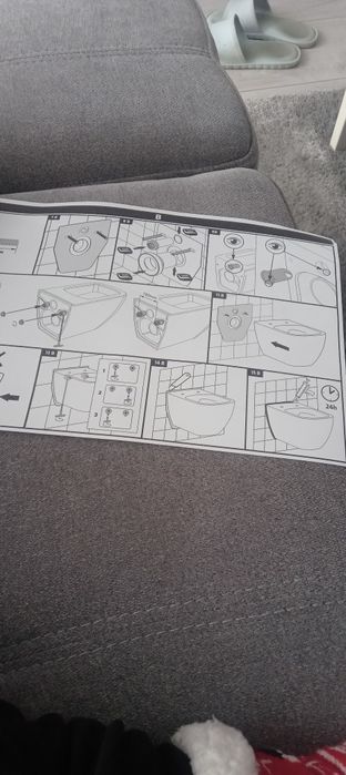 Miska wc cersanit z ukrytym mocowanie nowa m