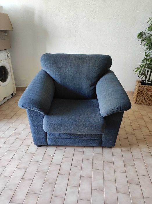 Poltrona em tecido