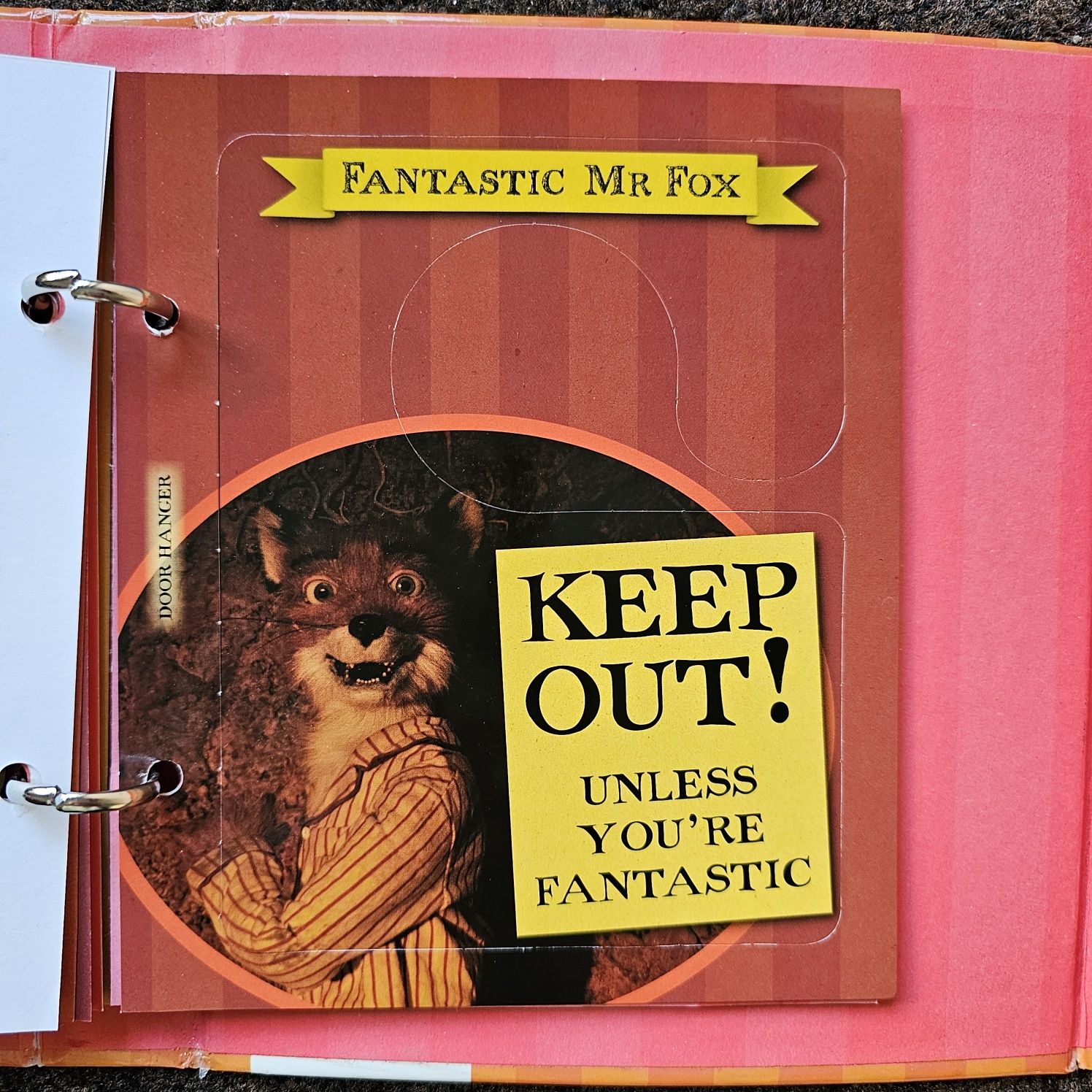 Fantastic Mr. Fox зошит/книга/журнал