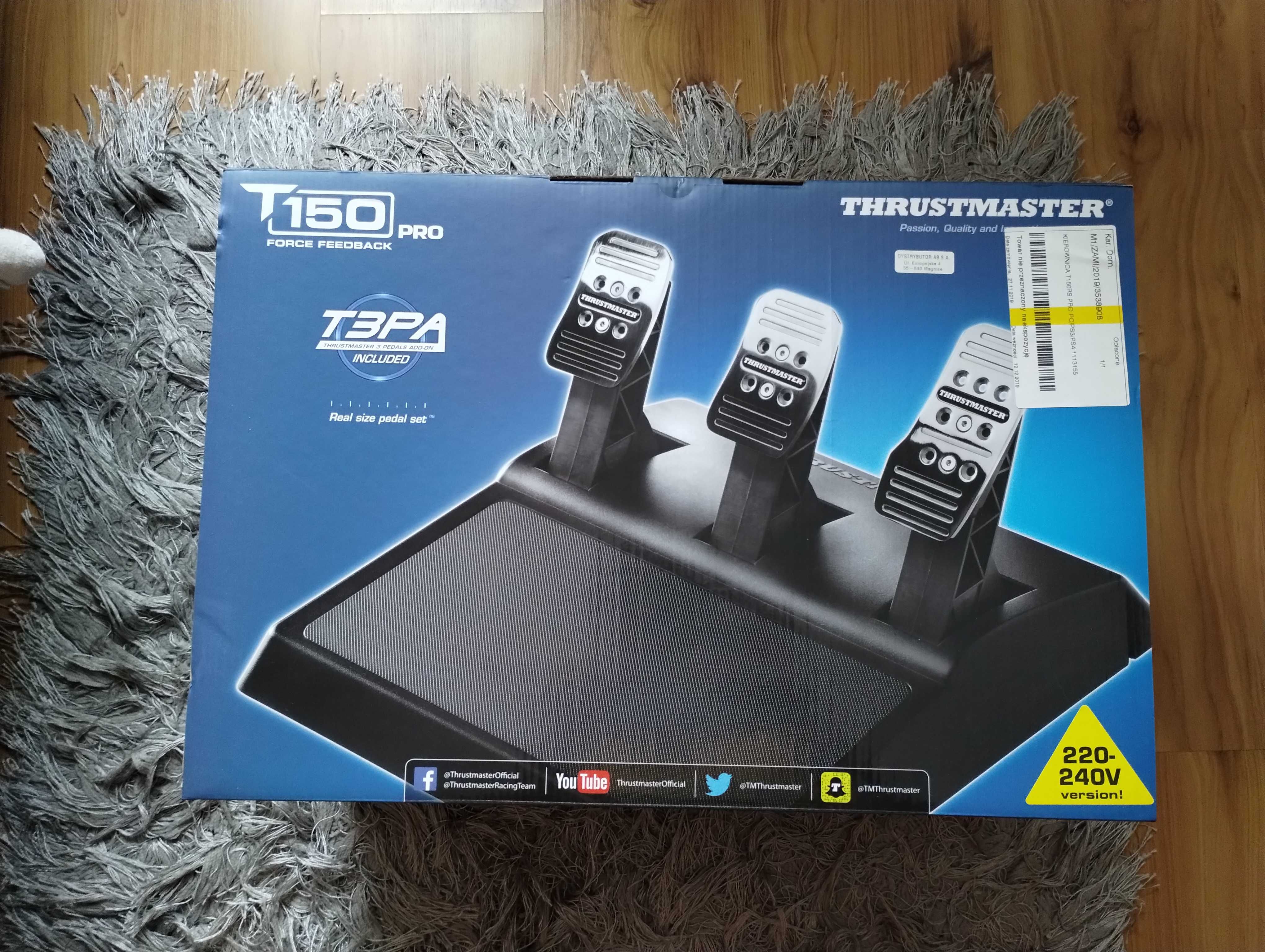 Sprzedam kierownice THRUSTMASTER T150 Pro wraz z stojakiem