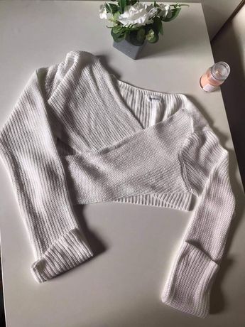 Biały sweter Even&Odd