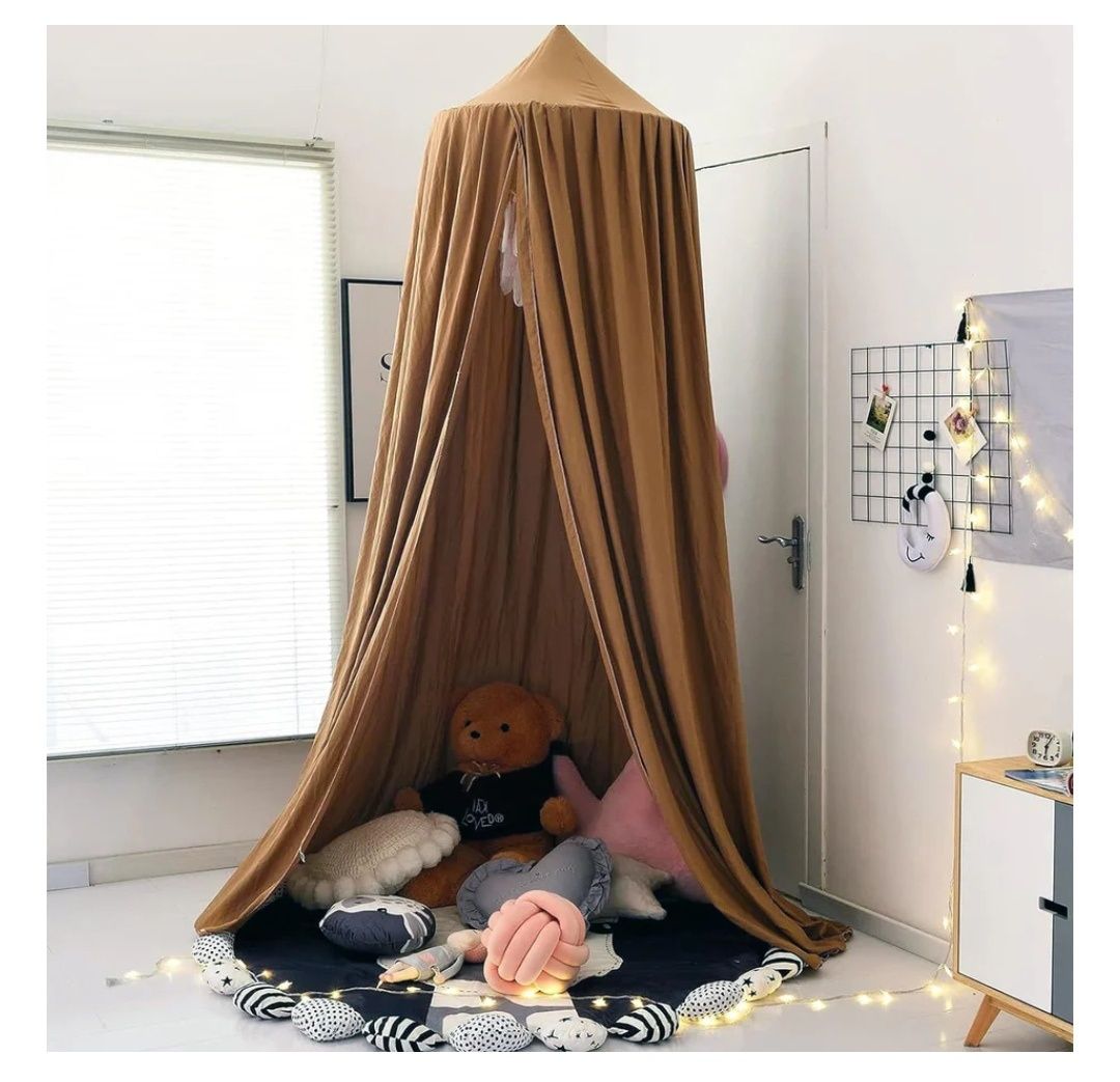 Jollein moskitiera baldachimowa nad łóżeczko niemowlęce 245 cm VINTAGE