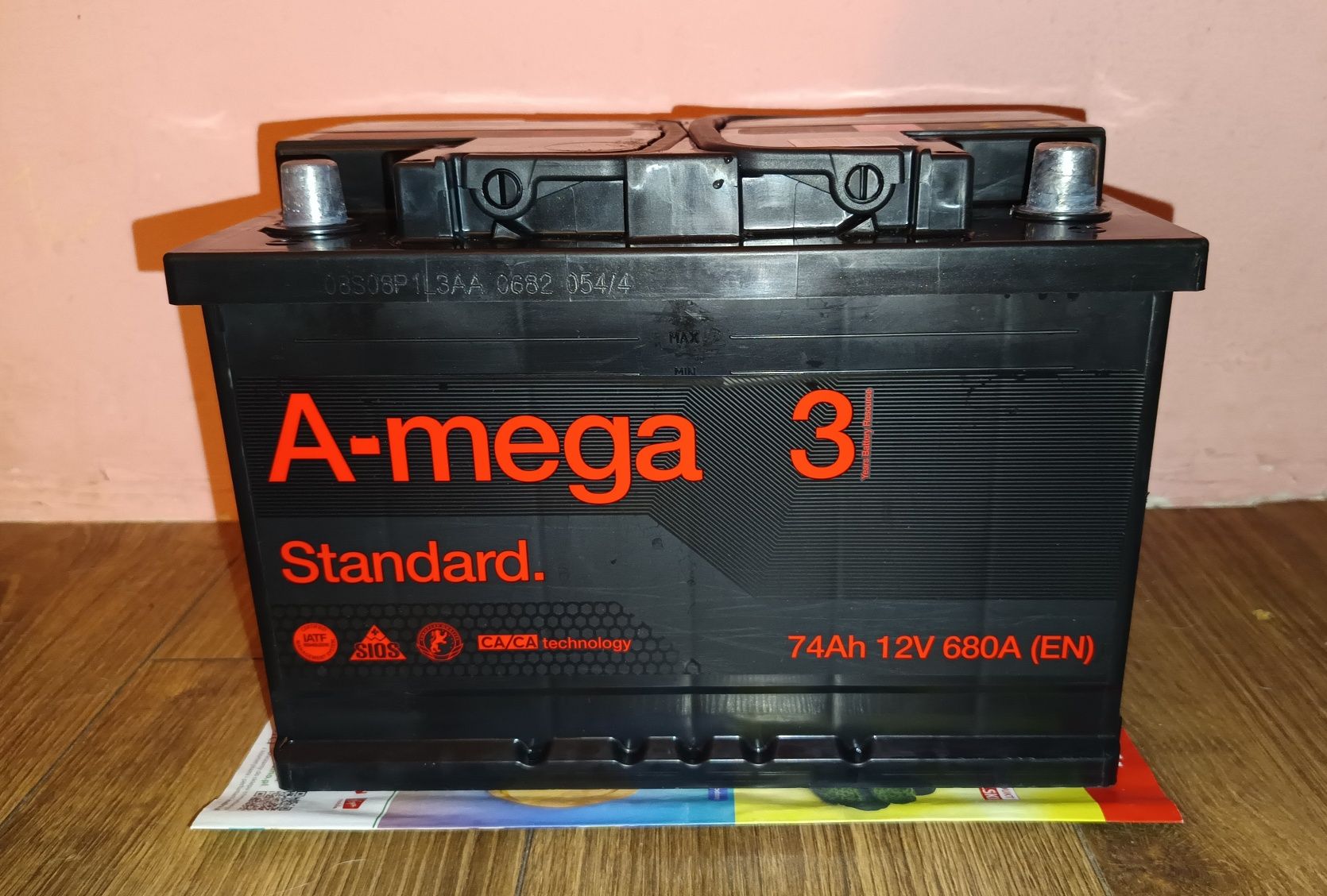 Akumulator A-Mega 3 Standard 74Ah/680A. Stan bdb.