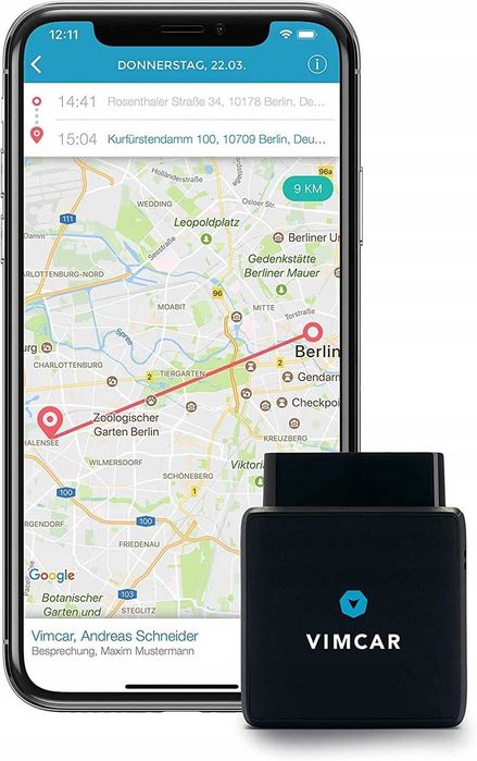 Lokalizator GPS VIMCAR OBD2 Aplikacja Sim Przebieg Dziennik Jazdy