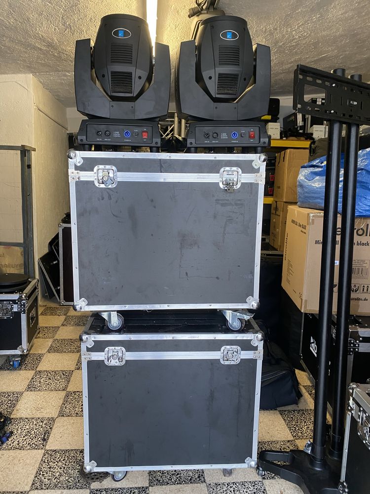 4x Moving heads beam 7r