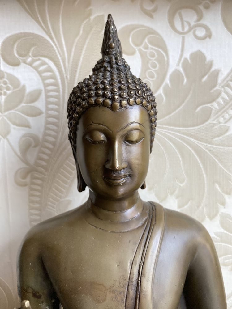 Budda z brązu rzeźba figura brąz