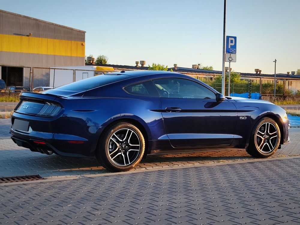 Ford Mustang Ford Mustang GT 2019, Manual, Kona Blue, Zadbany, Niski przebieg!