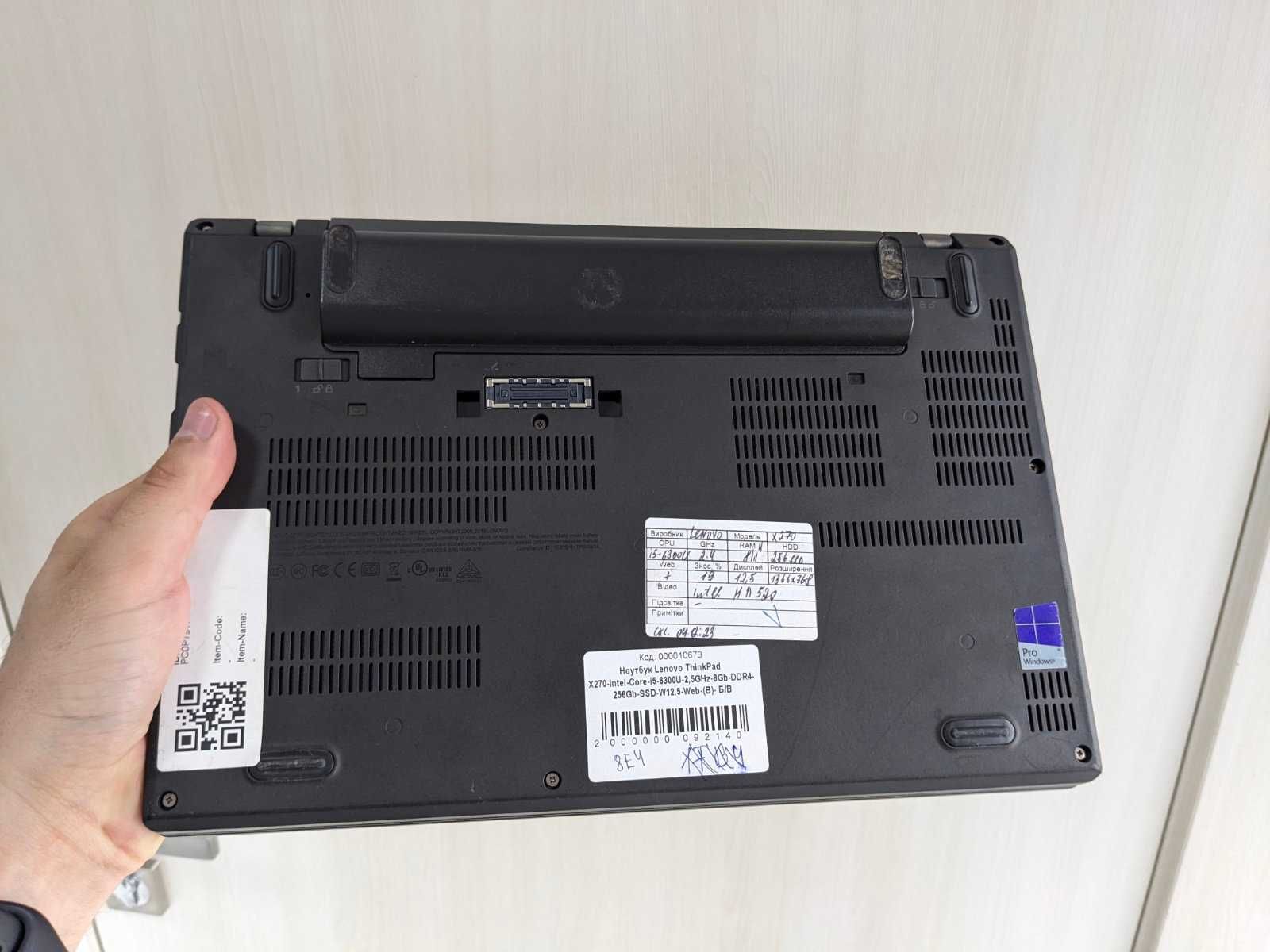 Тонкий та легкий - легендарні Lenovo ThinkPad X270 - Розпродаж ціна