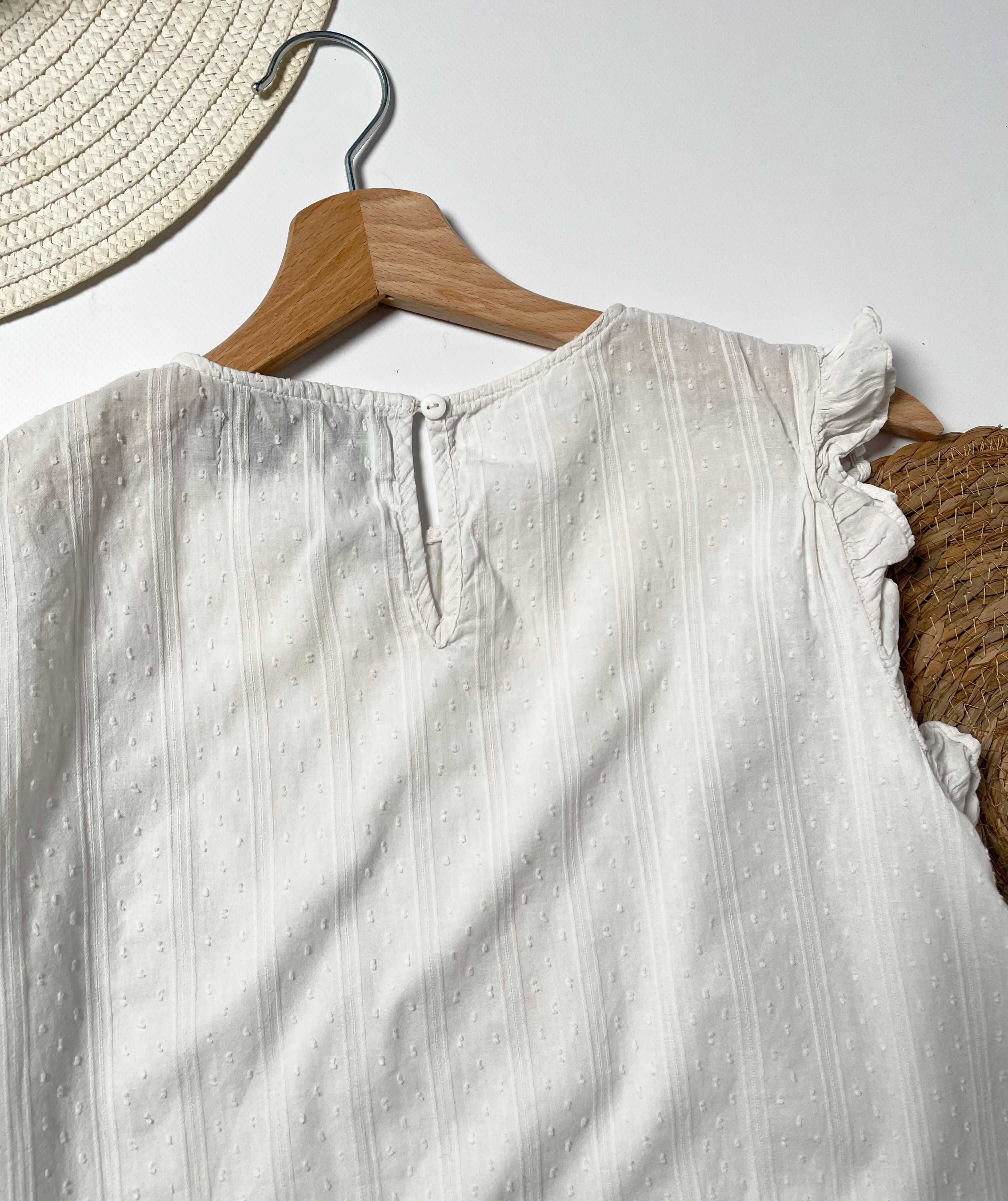 Damska biała bawełniana bluzka Minimum XS(34)