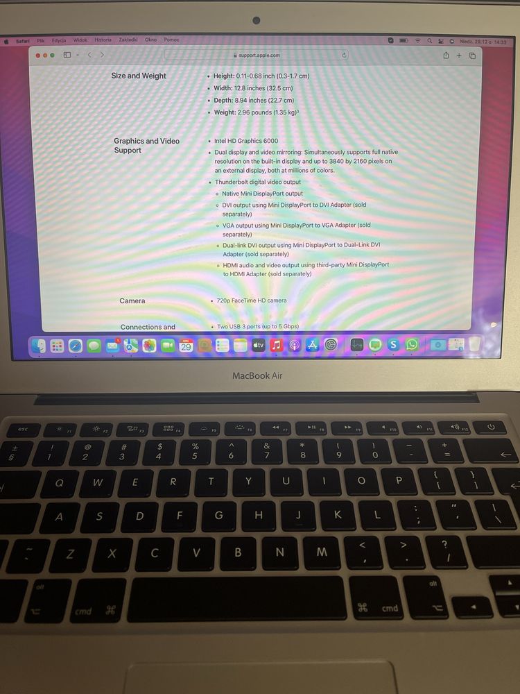 MacBook Air w świetnym stanie