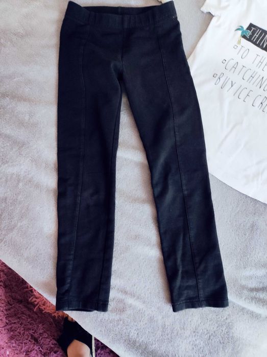 Zestaw ubrań,legginsyH&m,bluzka,sweter F&F r.122