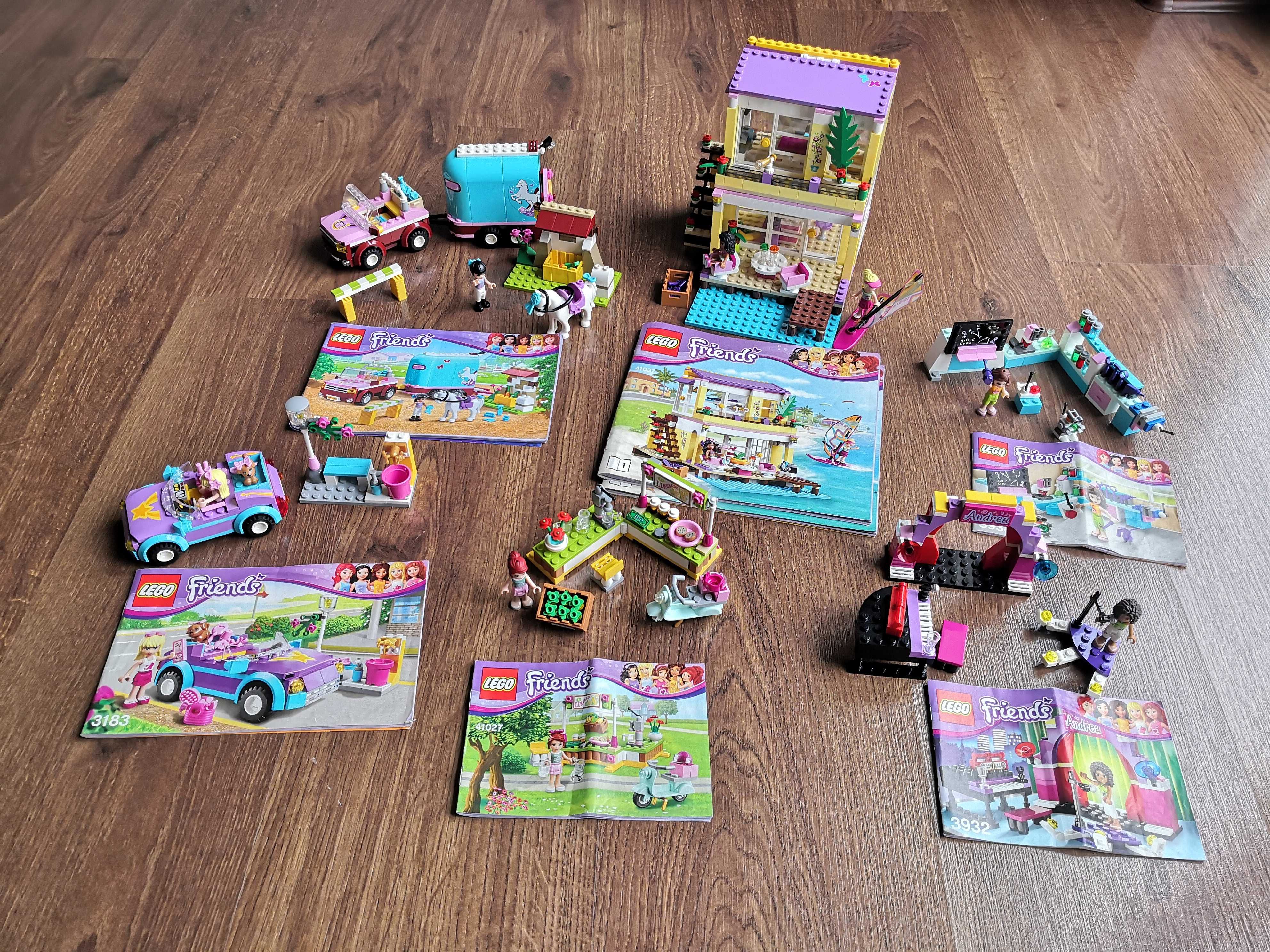 Klocki Lego Friends TANIO duży pakiet 41037_41027_3932_3183_3186_3933