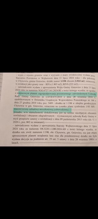 Działka pod zabudowę jednorodzinną lub bliźniak / podział na 2 działki