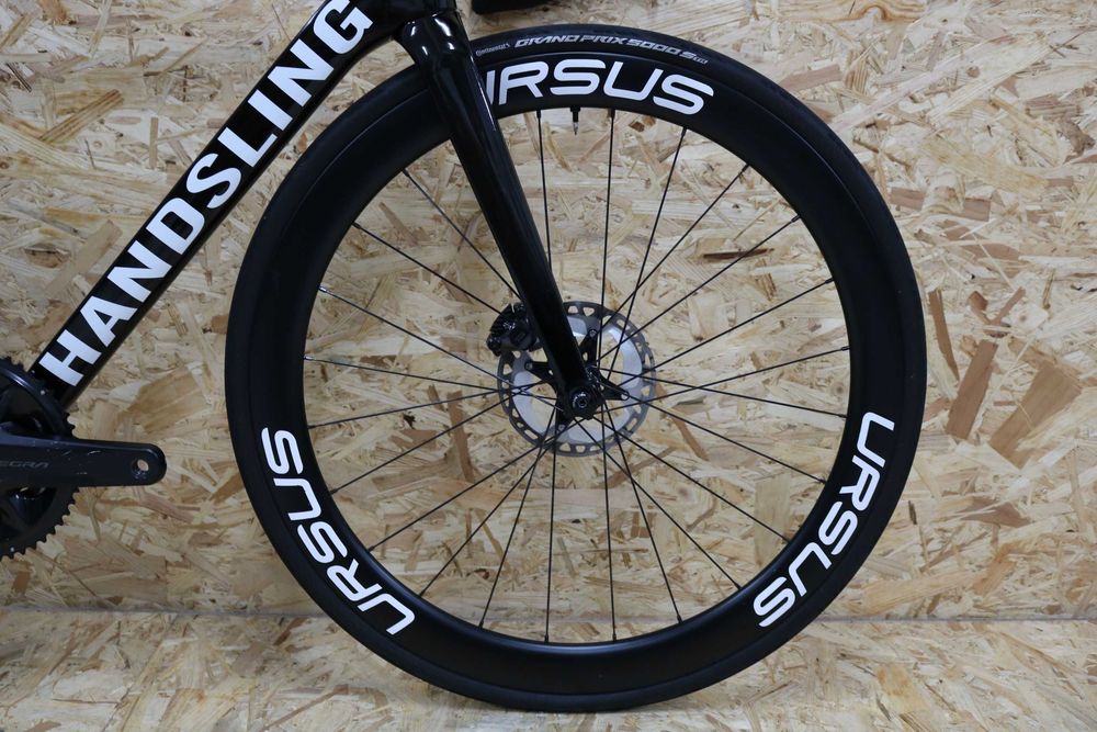 Bicicleta disco topo de gama Handsling A1R0evoS Shimano Ultegra Di2