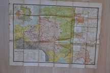Mapa historyczna Polski z 1909 r.