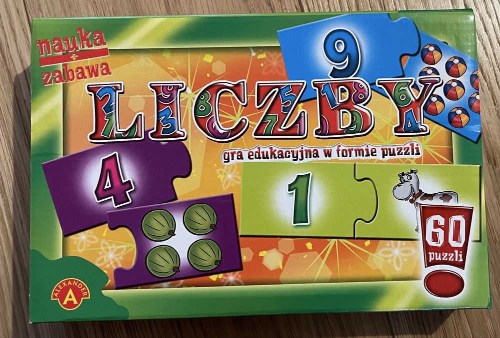 Gra edukacyjna Liczby Puzzle