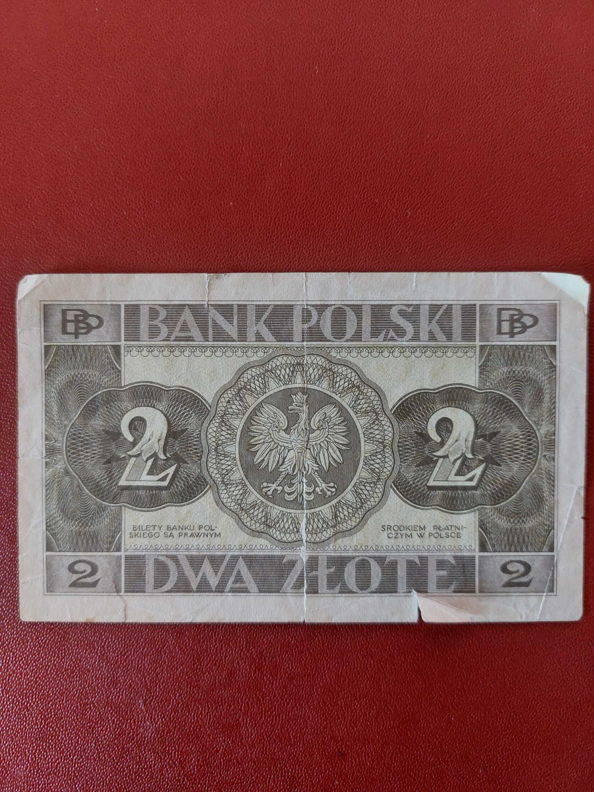 Banknot 2 zł z 1936 r.