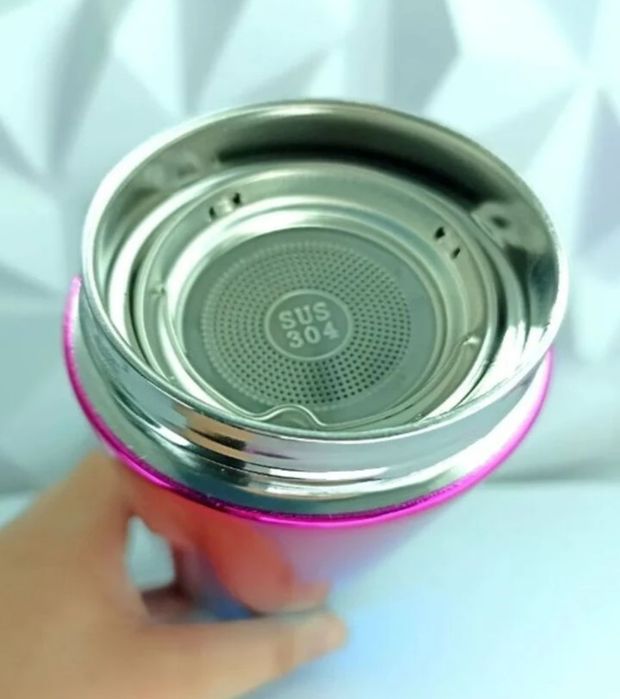 Термос 500мл индикатор температуры стальной