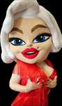 Strój kostium Marline Monroe strój przebranie tancerka