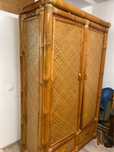 Szafa Garderoba Bambus Rattan Ratan
