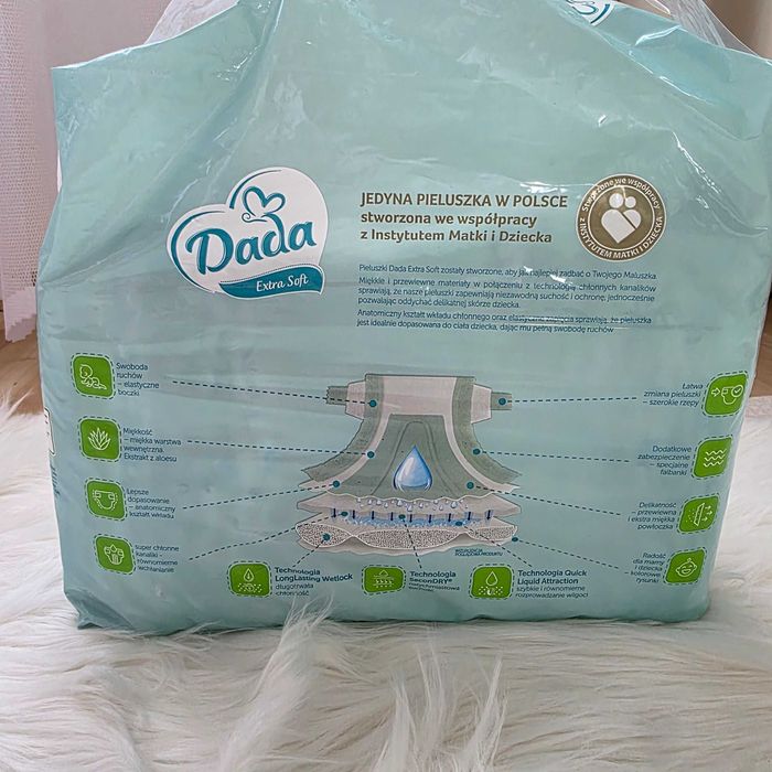 Pieluszki 24szt. Dada Extra Soft rozmiar 6 16-30 Kg